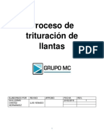 Proceso de Trituración de Llantas