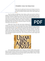 Biografi Khalifah Umar Bin Abdul Aziz