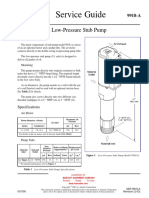 Service Guide: Low-Pressure Stub Pump