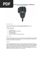 Cobra PWR Mic HG m75 Fix