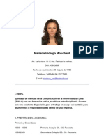 Mariana Hidalgo Curriculum Vitae