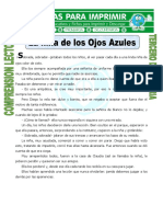 Ficha La Niña de Los Ojos Azules para Tercero de Primaria