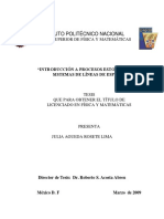 Fundamentos de procesos estocásticos y líneas de espera