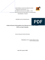 Eletrofloculação para Remoção de Cu, ZN e Fenol PDF