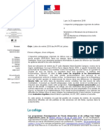 Lettre de Rentrée - IAIPR de Lettres - Année 2018-2019