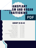 BHP Tutor 16 - Transplant Tourism and Organ Trafficking