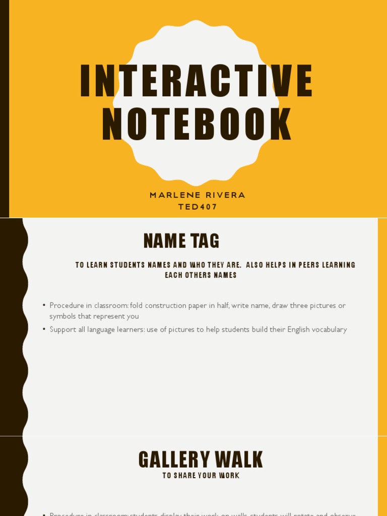 Interactive Notebook | PDF | Classroom | Reading Comprehension