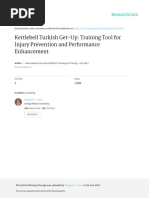 Kettlebell Turkish Get-Up: Training Tool For Injury Prevention and Performance Enhancement