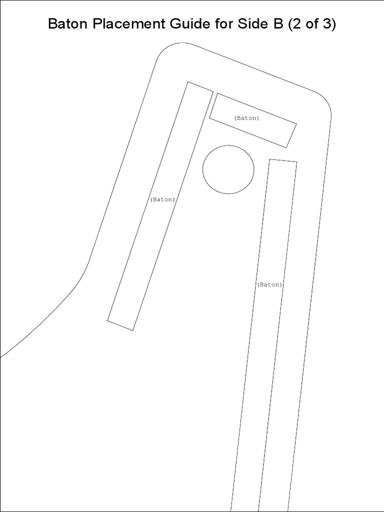 Side B Baton Placement Guide | PDF