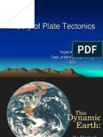 Theory of Plate Tectonics: Yogita Karkhanis Dept. of Mining Engineering GEC