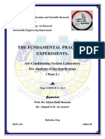صفحة العنوان لتجارب التكييف PDF