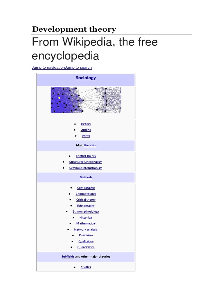 Overview of Development Theories | PDF | Modernization Theory ...