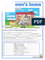 Mr. Brown's house floor plan and rooms