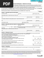 RC66SCH Form for Child Benefits in Canada | PDF | Provinces And ...