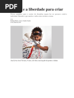Arte e a Liberdade Para Criar
