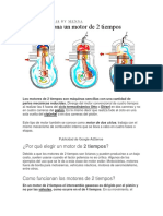 Cómo funcionan los motores de 2 tiempos