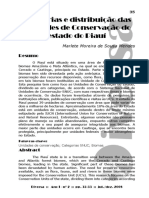 Categorias e Distribuição das Unidades de Conservação no Piauí