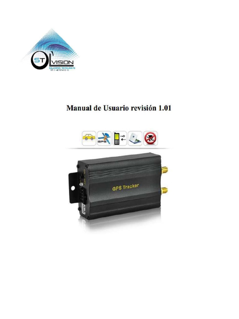 Manual Usuario Tk103 Coban PDF paquete general de Radio sevicio Gsm