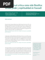 de La Actitud Crítica como vida filosófica 