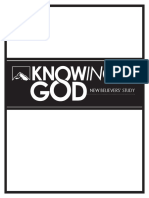 New Believer Study - Knowing God