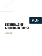 Essentials of Growing in Christ (Leader Guide)