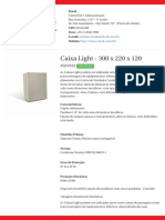 Caixa Light - 300 X 220 X 120 - SEV322
