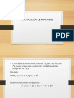 Multiplicación de Funciones