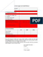 Lampiran Format CV Peneliti