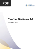 Toad For SQL Server 5.6: Installation Guide