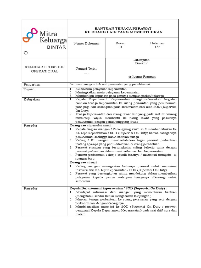 Spo Management Revisi | PDF