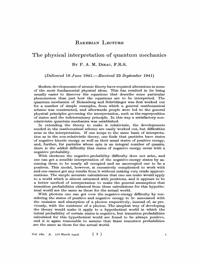 Quantum Mechanics Interpretation | PDF | Wave Function | Spin (Physics)