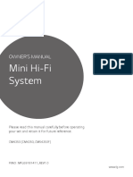 Mini Hi-Fi System: Owner'S Manual