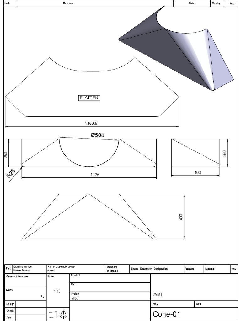 Technical Drawing Specifications Guide | PDF