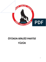 Ötüken Bi̇rli̇ği̇ Parti̇si̇-Tüzük