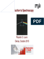 Introduction To Spectroscopy: Ricardo O. Louro Oeiras, Outubro 2015
