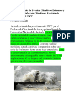 El Advenimiento de Eventos Climáticos Extremos y Los Puntos de Inflexión Climáticos. _Pablo Heraklio