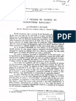 Bullock 1964 - Cruces y Figuras de Madera en Cementerios Mapuches