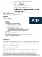 Audit de La Gestion de La Permutation Et de La Mobilité Du Personnel