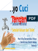 Cuci Tangan Sebelum Kerja Istirahat Toilet