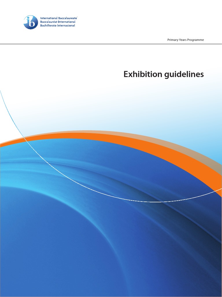 Exhibition Guidelines | PDF | Educational Technology | Mentorship