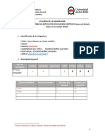 Formato Nuevo de Syllabus, Tec. Aplicadas A La Investigación