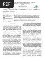 An Evidence of Calendar Effects On The Stock Market of Pakistan: A Case Study of (KSE-100 Index)