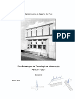 Plan Estrategico Tecnologia Informacion BCRP 2017 2021 PDF