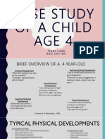 case study of a child age 4