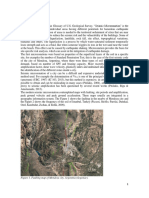 Figure 1. Faulting Map of Mendoza City, Argentina (Segemar)