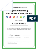 digital citizenship certificate of completion final