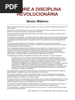 Sobre a Disciplina Revolucionaria Nestor Makhno
