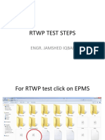 RTWP Test Steps: Engr. Jamshed Iqbal