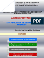 Políticas y estrategias para promover las agroexportaciones en Perú