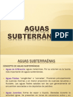 Aguas subterráneas: conceptos, distribución y aprovechamiento